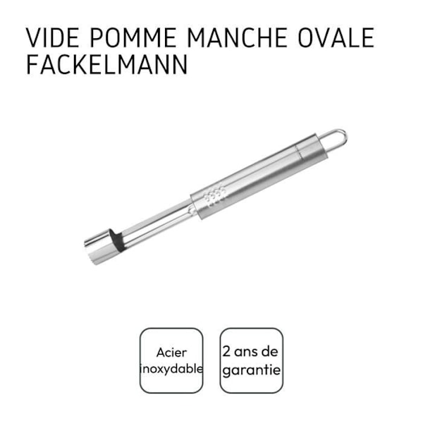 Vide pomme i rostfritt stål Fackelmann Ovala Grå