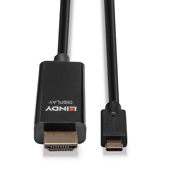 USB Typ C till HDMI 4K60 Adapterkabel med HDR, 10m