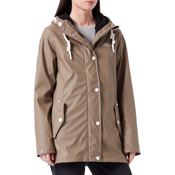 Regnrock - trench - regnkappa - vindjacka - anorak Icebound - 163128 - Regnkappa för kvinnor Svart M