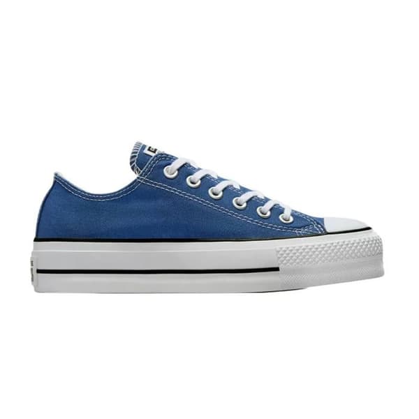 Basket Converse PLATFORME CANVAS HI Blått och vitt 40