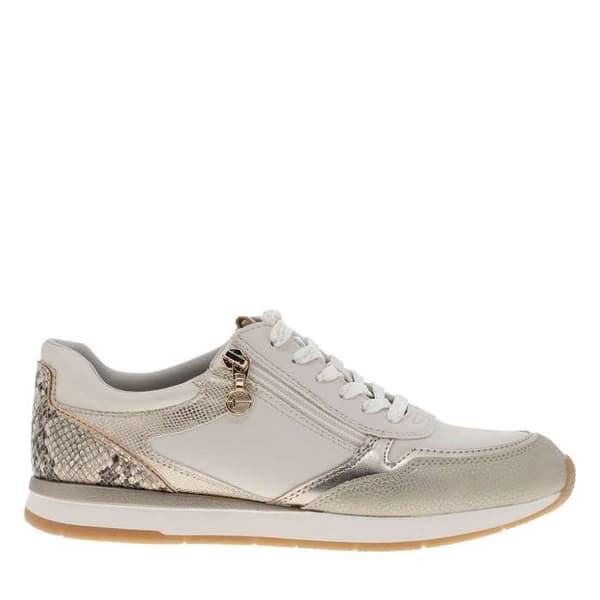 Sneakers med platt klack beige 38