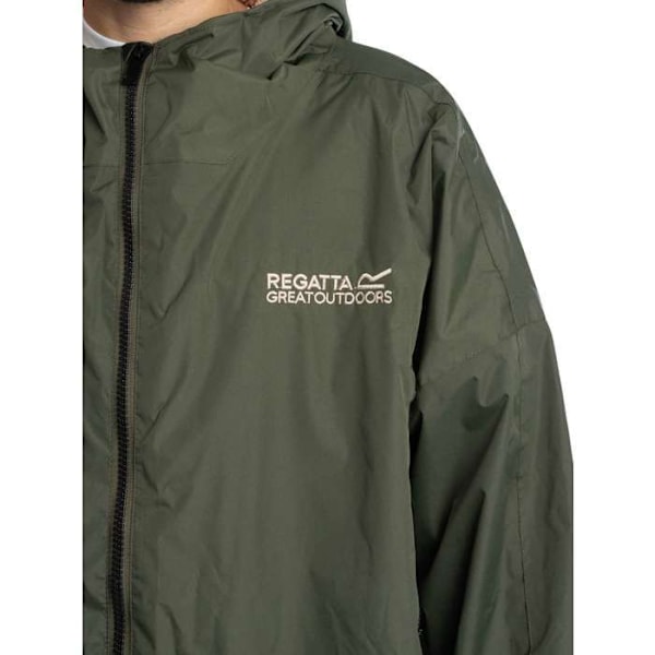 Vattentät poncho för blöjbyte - Regatta - Grön - 100% Polyester - Man - Höst/Vinter mörk khaki - 41c L/XL