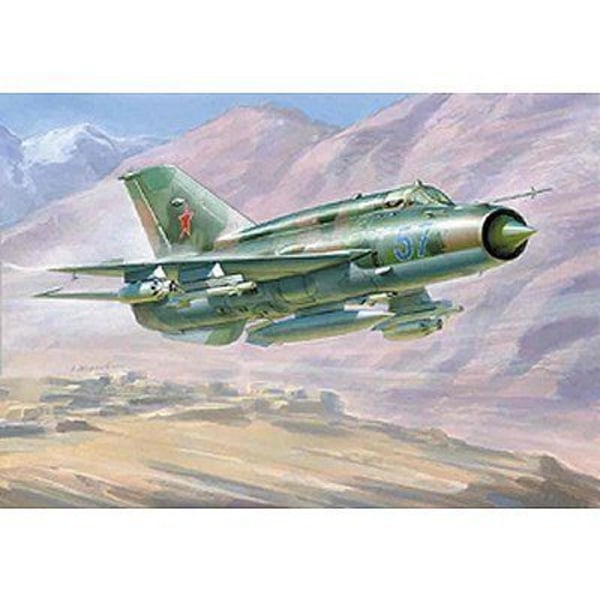 Sovjetiska jaktplan MiG-21bis - ZVEZDA - Pojke - Barn - 90 stycken