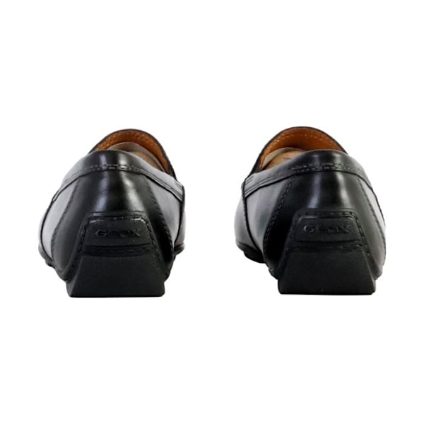 Mocassiner Herr - Geox - U MONER - Slät Läder Svart - Bekväm Andningsförmåga - Gummi Sulor - 43
