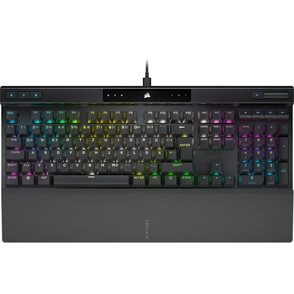 Corsair datortangentbord - CH-910941A-DE - K70 RGB Pro optisk-mekanisk Gaming-Tastatur, OPX - Svart