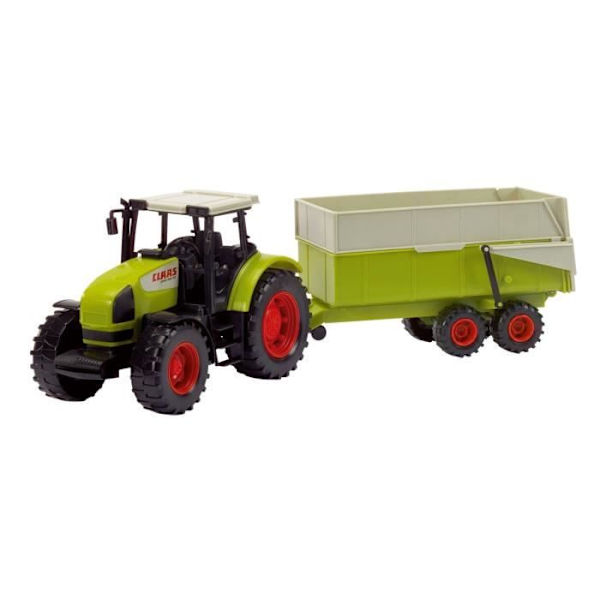 Traktor med släp CLAAS - DICKIE TOYS - 57cm - fria hjul Flerfärgad