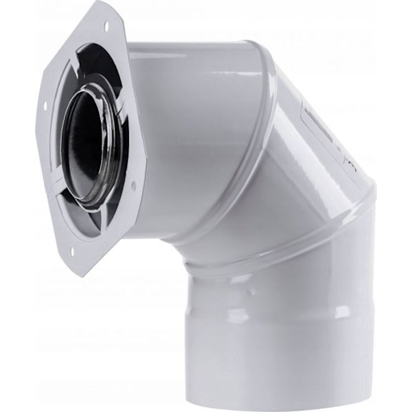 Spiroflex - SX-TD-AIMK6/8B - Adapter 60/100-80/125 IMK (knä) vit