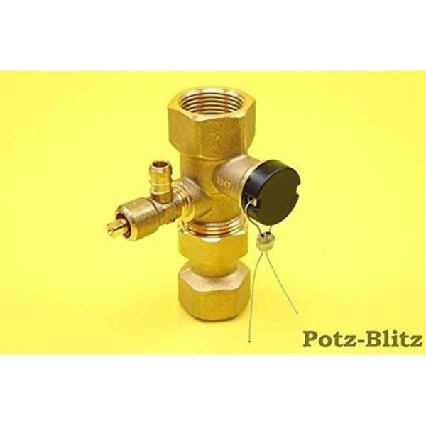 Vanne - Afriso - 77924 - Messing 3/4'' - Max temperatur 120°C - Tryck PN10