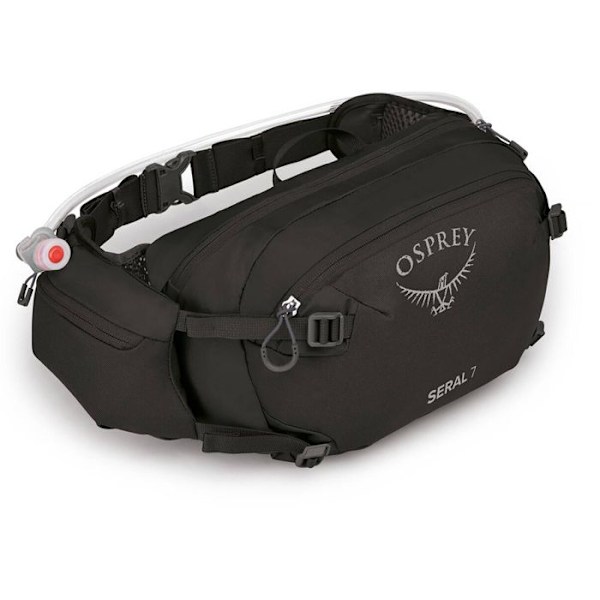 Säcksadel - Osprey - Seral 7 - 1,5L Hydraulics-reservoar - Fack med dragkedja - Unisex svart