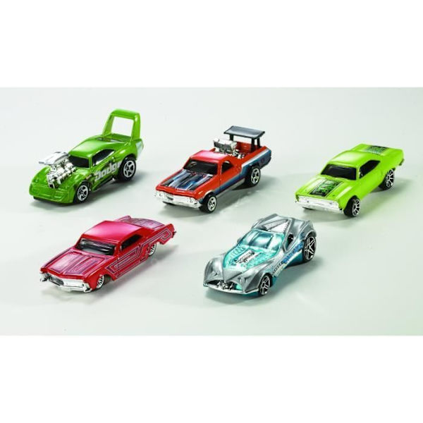 Hot Wheels - Set med 10 fordon - Set för små bilar - 3 år och äldre 54886 Flerfärgad