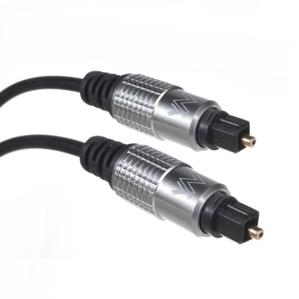 Slitstark och flexibel Toslink hane/hane fiberoptisk kabel 15m Maclean MCTV-451