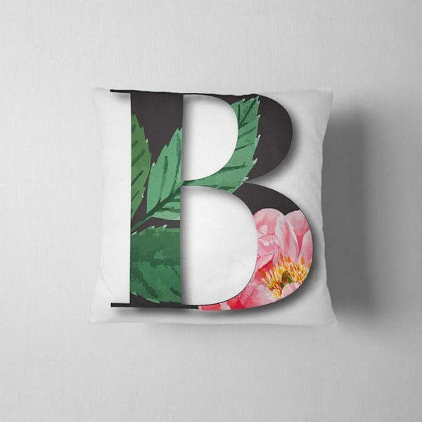 Bonamaison Kuddfodral - 1 - Kuddfodral, Polyester, Flerfärgad, 45x45