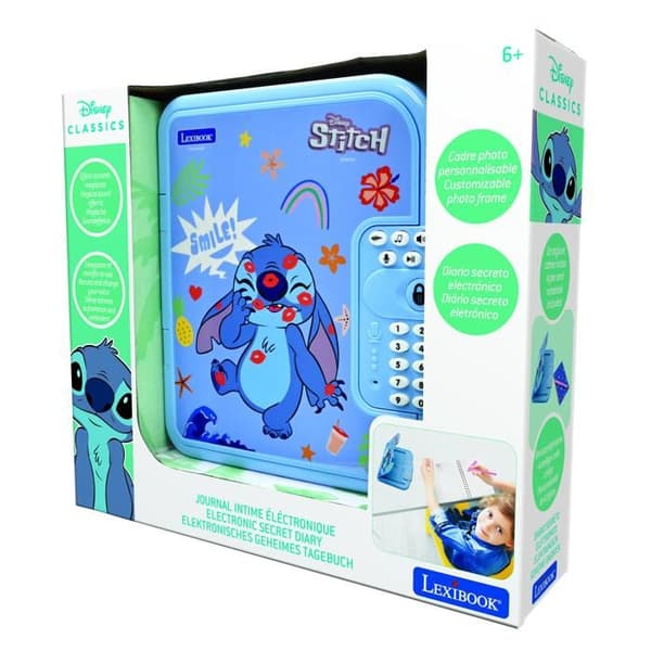 Elektronisk dagbok med Stitch Safe BLÅ