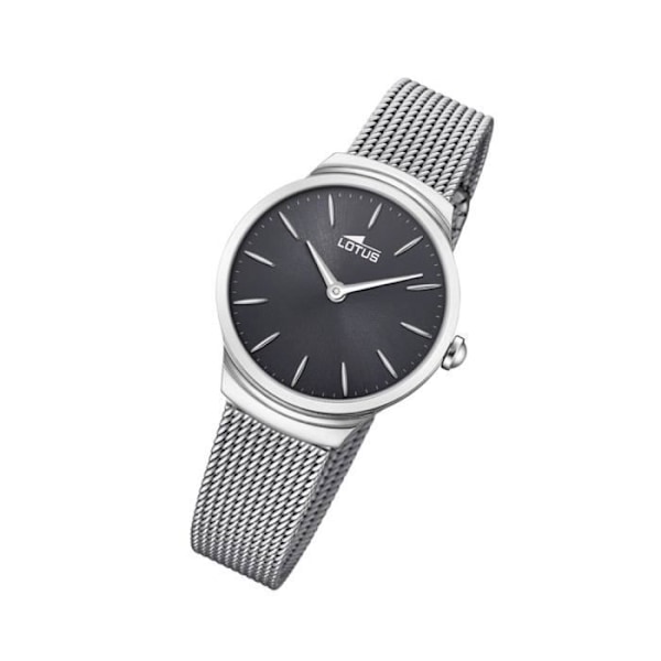Damklocka - Lotus - The Couples - Analog - Kvarts - Rostfritt stål silver Silver, Svart