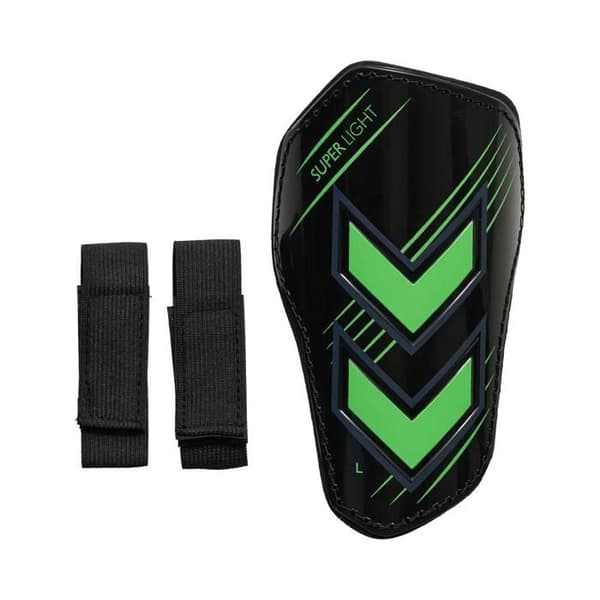 Hummel Super Light benskydd svart/grön gekko M