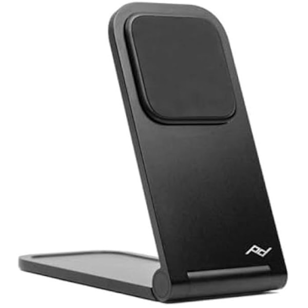 Trådlös laddningssupport - PEAK DESIGN - M-CS-BK-2 - Qi2-kompatibel - Aluminium - Antiglidande svart