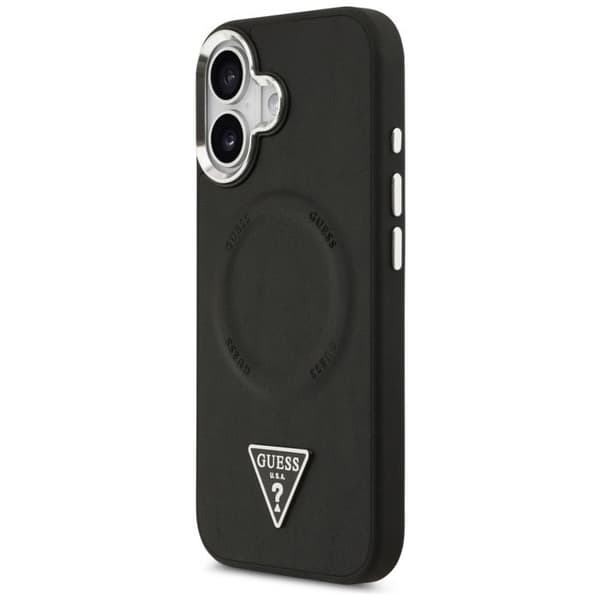 Coque Guess Hardcase Triangle Logo MagSafe för iPhone 17 - Svart Svart