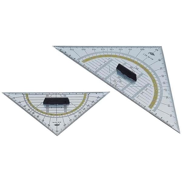 Geometrisk fyrkant med avtagbart handtag