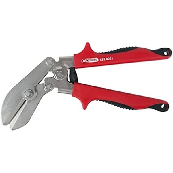 Alicates för rännor - KS TOOLS - Böjd modell - 225 mm - Stållegering - Utbytbart huvud Claire