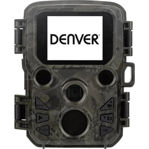 Denver WCS-5020 12MP lågintensiv LED-kamouflage/svart jaktkamera - 1080p - väderbeständig
