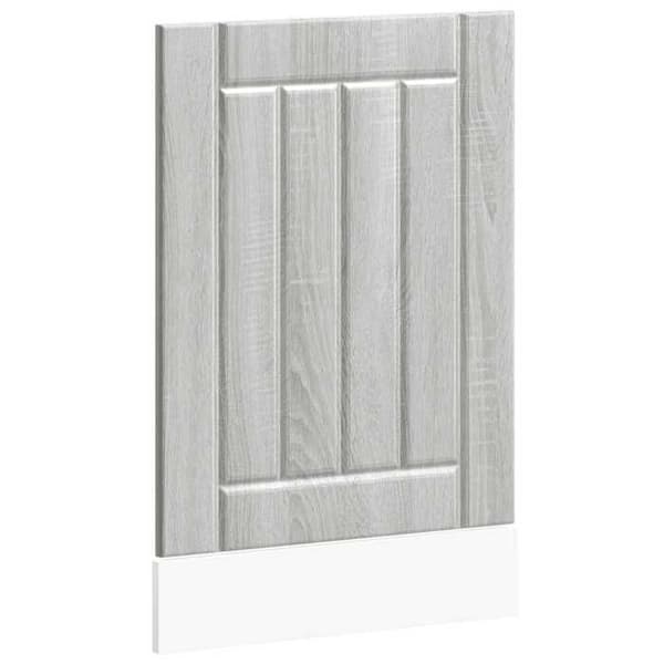 vidaXL Diskmaskinpanel Lucca sonoma grå ingenjörsträ 853893