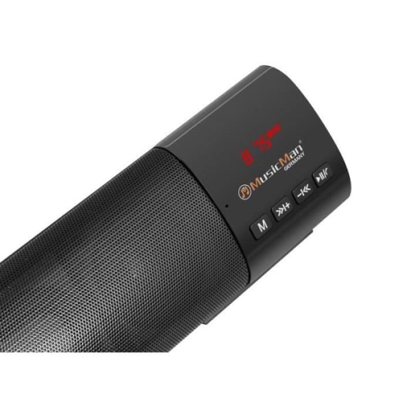 Mini soundbar - MusicMan - Bluetooth V5.1 - 10W - USB - microSD