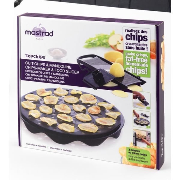 MASTRAD Top Chips and Mandolin Kit F64601 - Svart