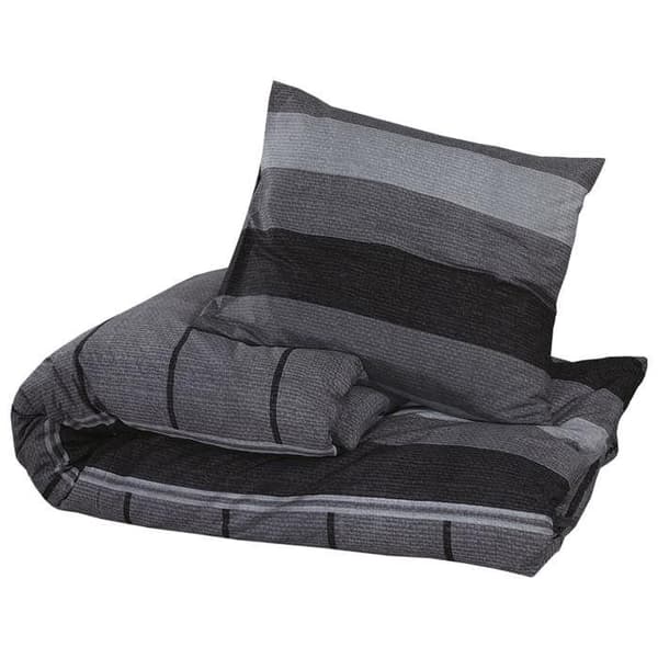 vidaXL Påslakanset Mörkgrå 220x240 cm Bomull 136422 mörkgrå
