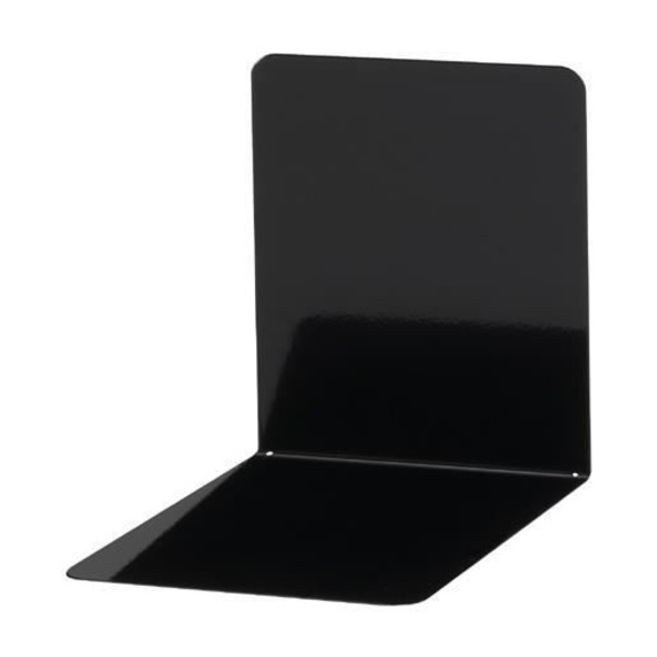Bokstöd - Metallisk - Svart - 14 x 12 x 14 cm - Magnetisk - Oförstörbar i thermolackerat stål Svart