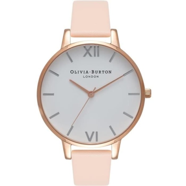 OLIVIA BURTON KVINNOR 38MM LÄDERREM ROSA QUARTZ ANALOG WATCH OB16BDW21