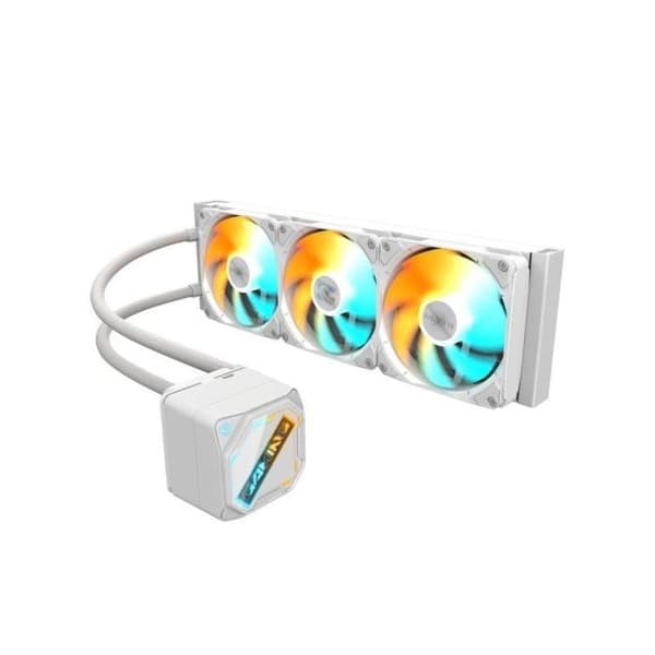 Vätskekylning - GIGABYTE - GAMING 360 ICE - 360 mm - 3 ARGB-fläktar - Vit
