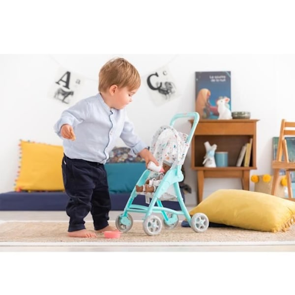 Mintvagn - COROLLE - Mon Premier Poupon - För 30 cm babydockor - Från 18 månader Flerfärgad