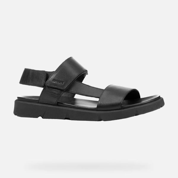 Sandaler - GEOX - XAND 2S - Läder - Ventilerande - Dämpande Svart 42