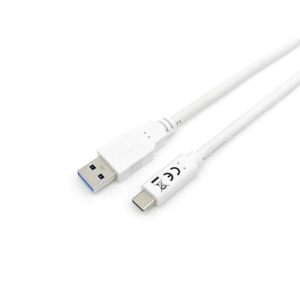 utrusta - USB-kabel - USB (M) till USB-C (M) - USB 3.2 - 3 A - 1 m - vikt - 128363