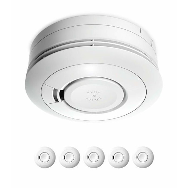 Ei elektronik - Ei650-3F161 - Äggelektronik, Ei650 rökdetektor, 10 års varaktighet, Virtuell batch, Vit, , 3V