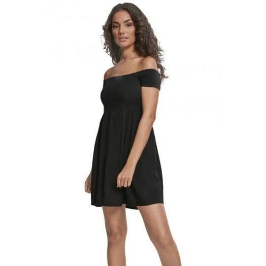 Off-shoulder klänning Svart M