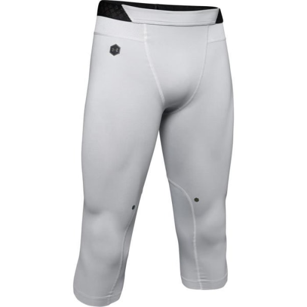 Under Armour 3/4 rush leggings - mod grå/svart - M mod grå/svart S