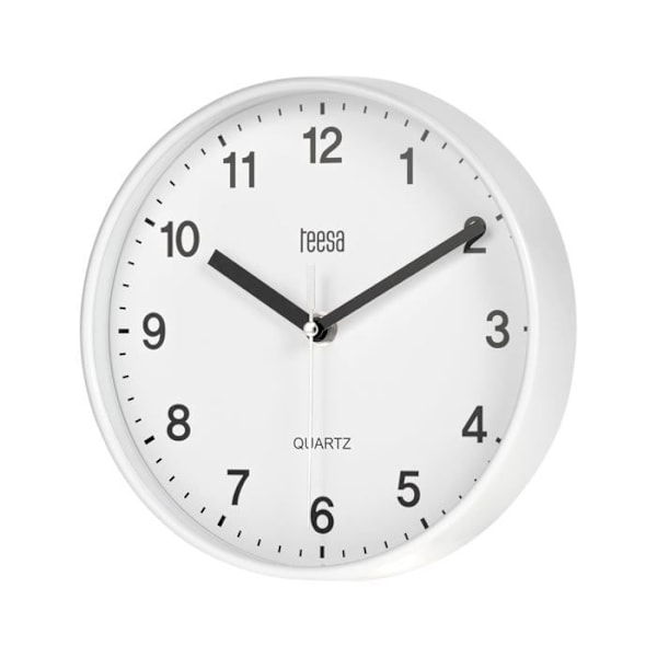 Klocka - pendel Teesa - TSA0038 - Vit Väggklocka 20 cm
