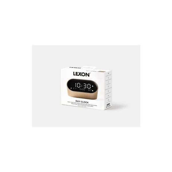 Radio-väckarklocka Lexon RAY CLOCK SVART Svart