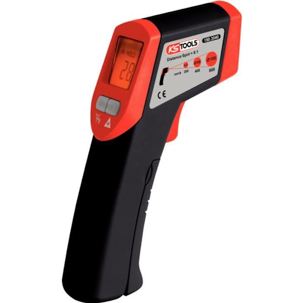 KS Tools Digital infraröd termometer med beröringsfri laser