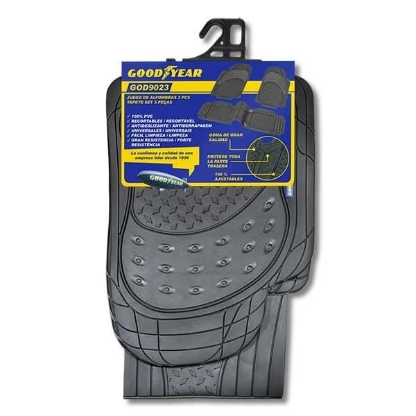 Gummimatta - Ej specificerad - 3 stycken - Halkfri - 100% PVC - Universal