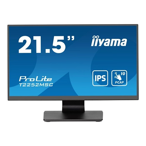 LCD-monitor - IIYAMA - ProLite T2252MSC-B2AG - 22 tum - Pekskärm - 1920 x 1080
