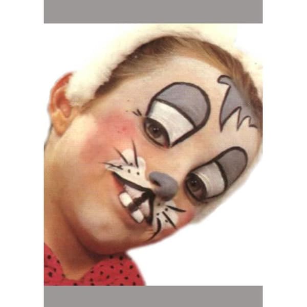 Vit ansiktsfärg - GRIMAS - 15 ml - Teatermakeup - Vattenbaserad makeup Vit