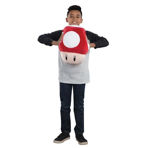 Plush Club Mocchi Mocchi Mushroom 30 cm - TOMY - Mario Kart - Röd och vit - För Baby röd och vit