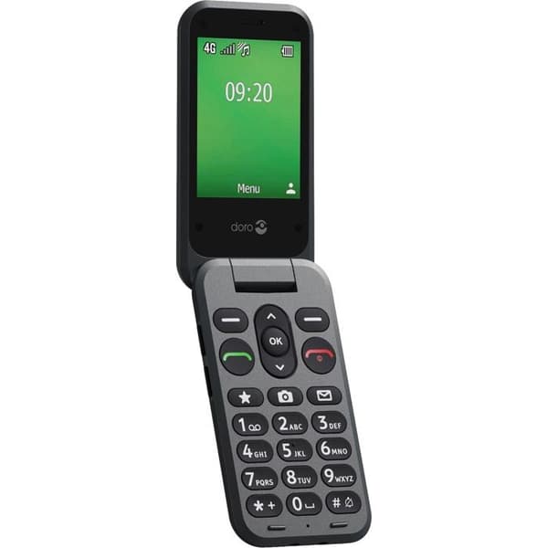 Doro Leva E20 2,8” 4G Nano SIM Grafit Svart