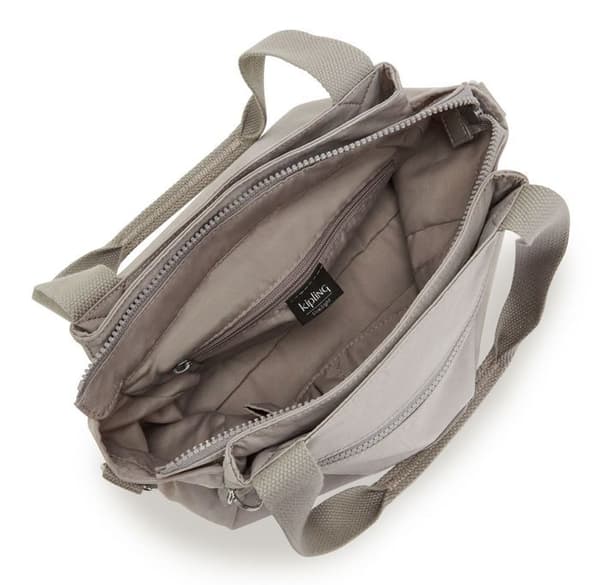 kipling Grå axelväska för kvinnor - Basic Elysia Shoulderbag Grå Grå 234588 grå