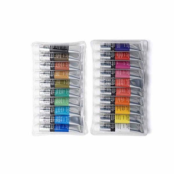 Initiation Artisan oljefärgset 20 tuber med 12ml Winsor och Newton Blandade 20 oljefärger på 12 ml var