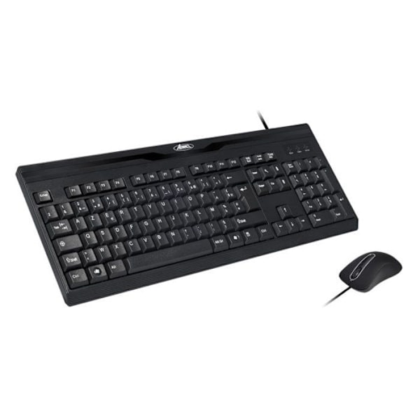 ADVANCE Starter Wired Combo Wired Tangentbord / Musset / CLS-197U - USB - AZERTY - Svart