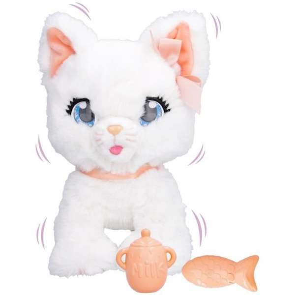 Club Petz plyschleksak - Bella, min katt Vit