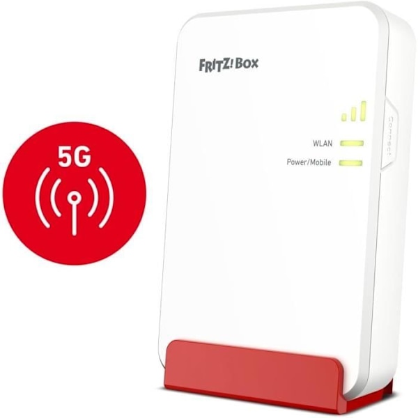 Mobil Router - AVM - Fritz!Box 6860 5G - 1 300 Mbit/s 5G - Wi-Fi 6 upp till 3 000 Mbit/s - PoE+
